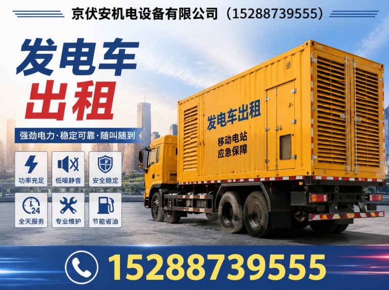 阿坝发电车出租展示图