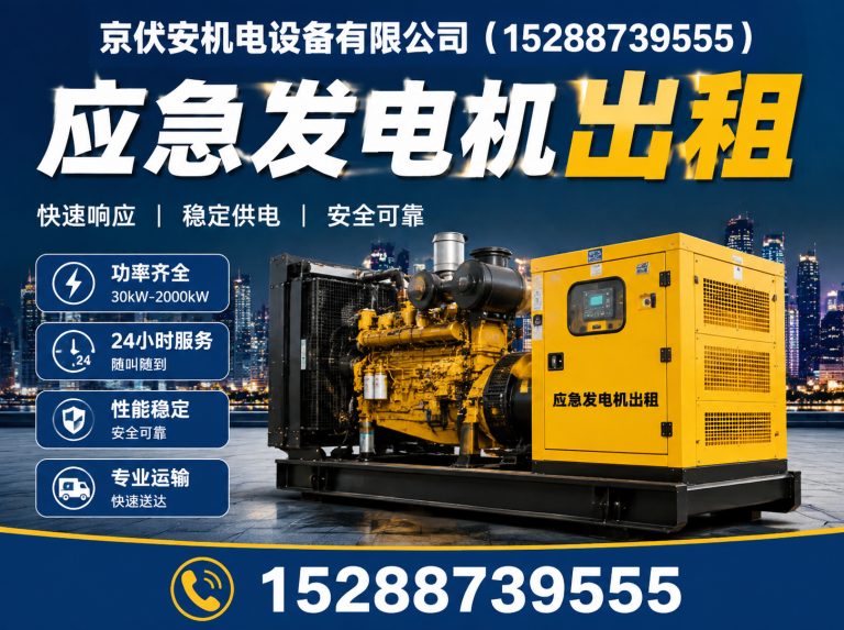 阿坝发电机租赁展示图